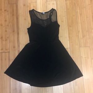 H&M Black Mesh Dress